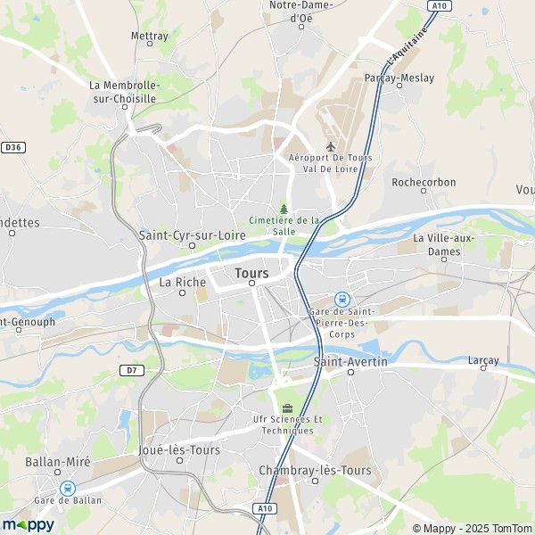 Plan Tours Carte De Tours Et Infos Pratiques