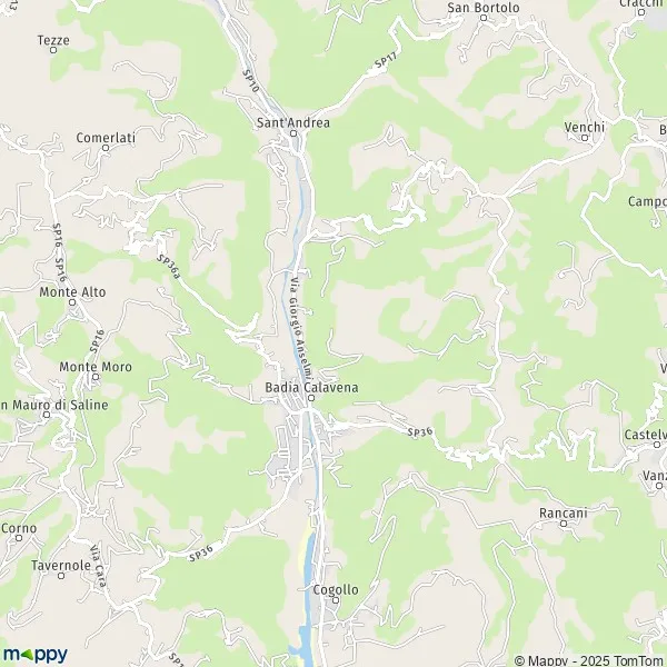 Plan Badia Calavena carte de Badia Calavena (37030) et infos pratiques