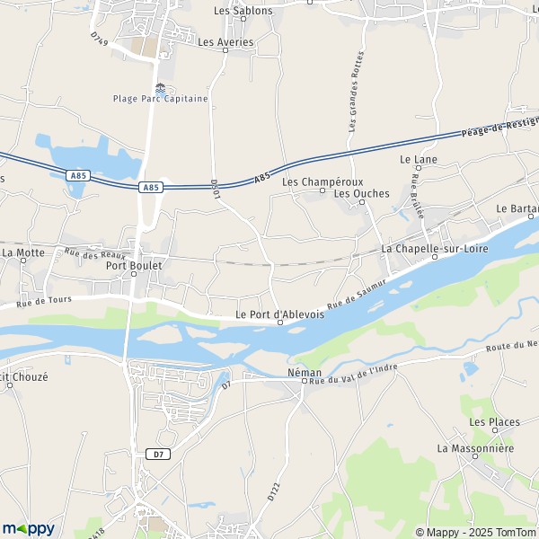 Carte la Rue du Port, 37140 La Chapelle-sur-Loire