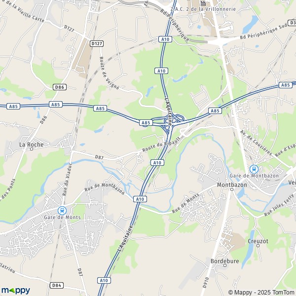 Carte Bel-Air, 37250 Veigné