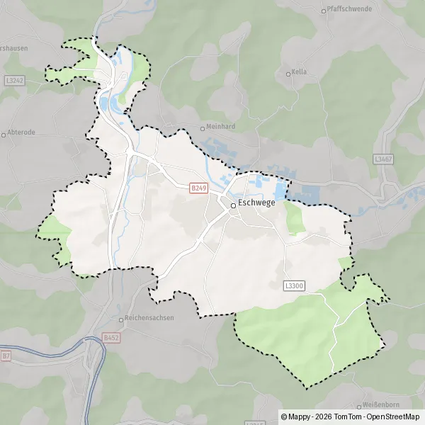 Plan Eschwege : carte de Eschwege (37269) et infos pratiques