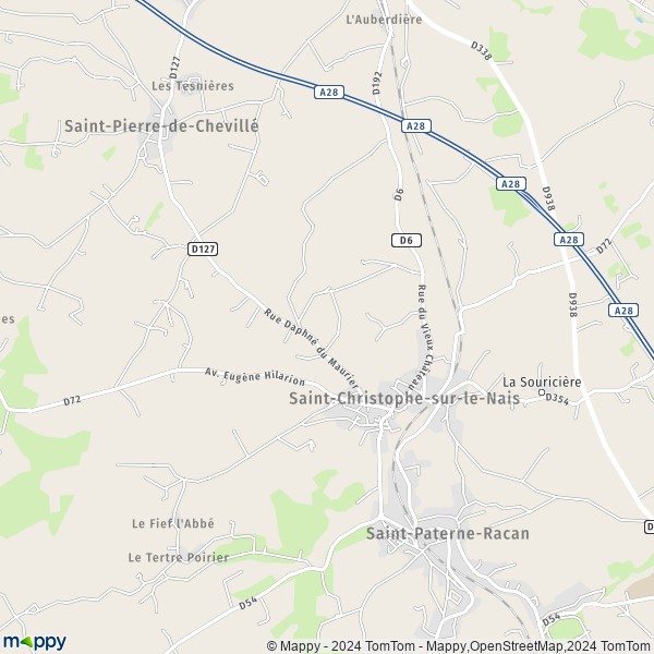 La carte pour la ville de Saint-Christophe-sur-le-Nais 37370
