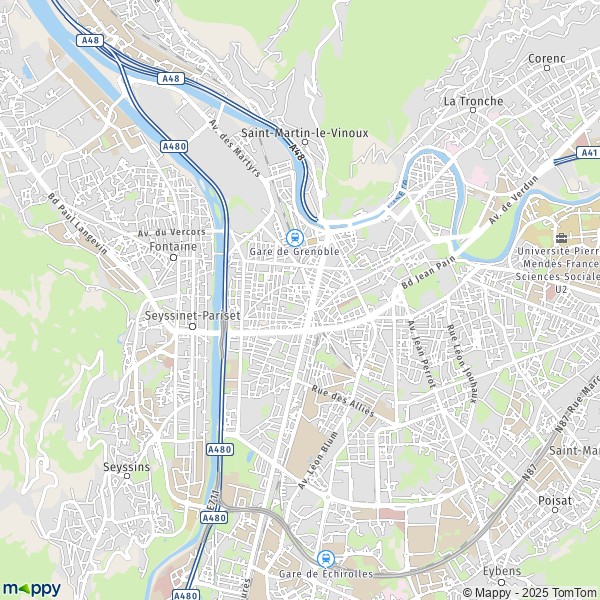 plan de grenoble