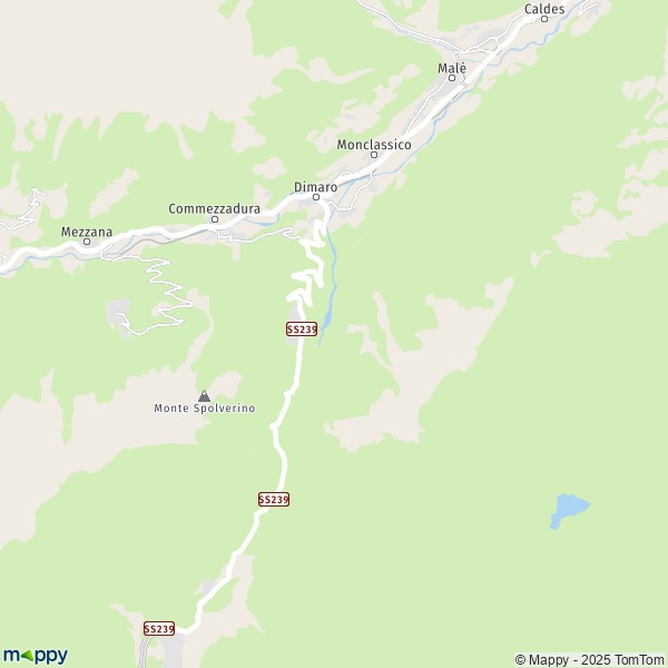 La carte pour la ville de Dimaro Folgarida 38025