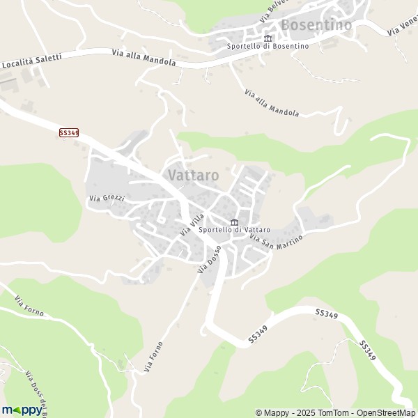 Carte Vattaro, 38049 Altopiano della Vigolana