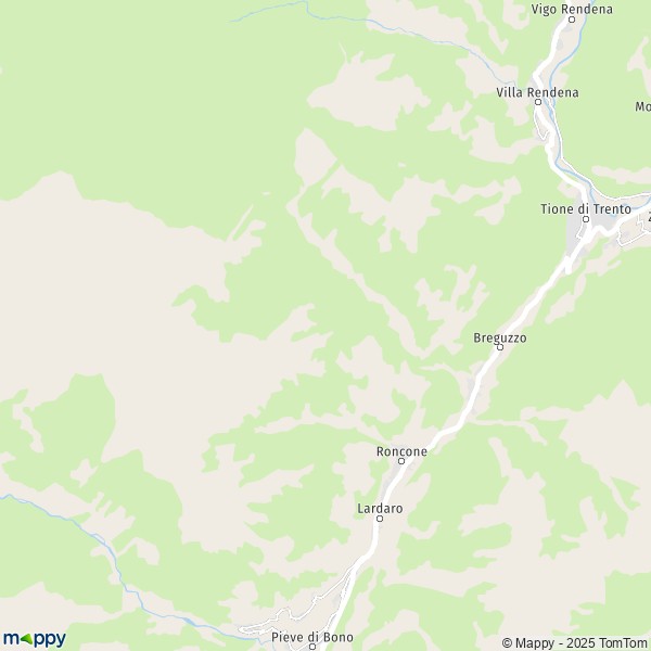 La carte pour la ville de Sella Giudicarie 38087