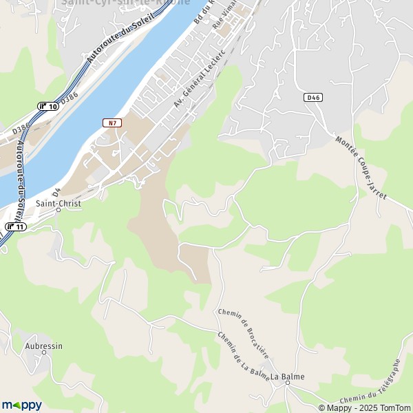 Carte Roussillon, 38200 Vienne