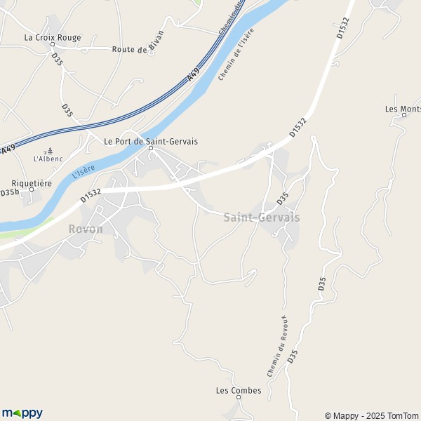 Carte Z.I. de Champ Fleuri, 38300 Bourgoin-Jallieu