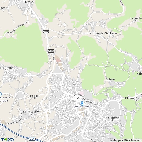 Plan voiron carte voiron  38500  infos pratiques