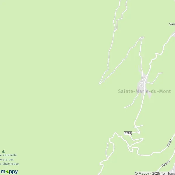 Plan Commune de SainteMarieduMont carte de Commune de SainteMarie