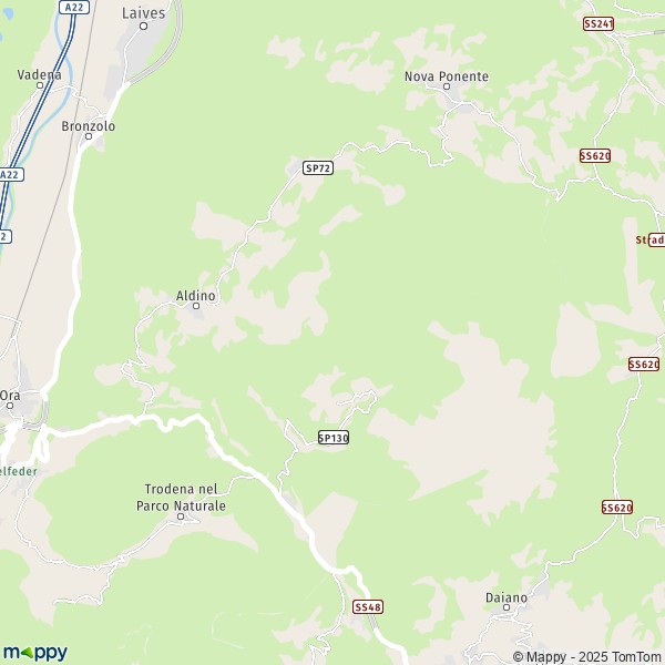La carte pour la ville de Aldino 39040