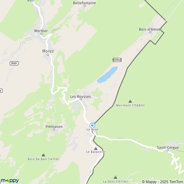 Plan les-rousses carte les-rousses  39220  infos pratiques