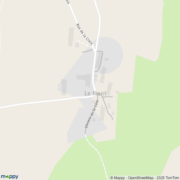 Carte Le Mont, 39240 Dramelay