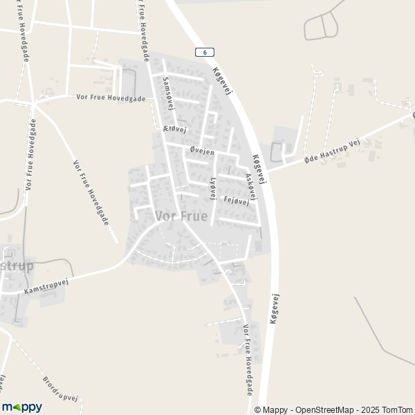 Carte Vor Frue, 4000 Roskilde