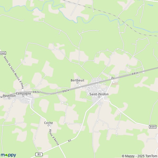 Carte Z.A. de la Faisanderie, 40090 Saint-Avit