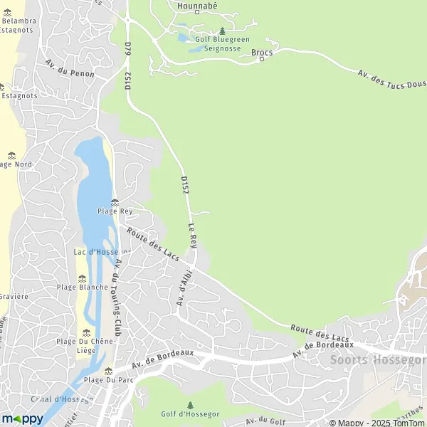 Carte Hargous, 40150 Soorts-Hossegor