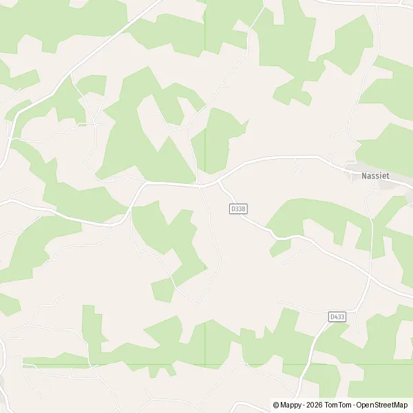 Plan Périllo : carte de Périllo, 40330 Nassiet et infos pratiques
