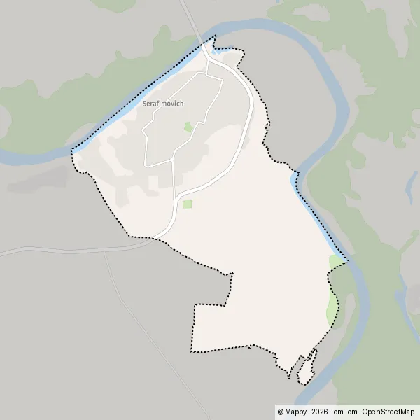 Plan Serafimovich : carte de Serafimovich (403441) et infos pratiques