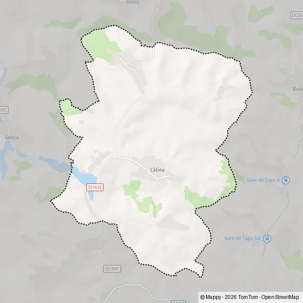 La carte pour la ville de Cătina 407170-407176