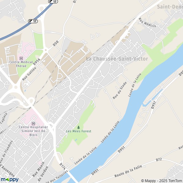 Carte Les Gailletrous, 41260 La Chaussée-Saint-Victor