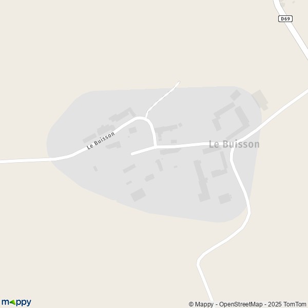 Carte Le Buisson, 41290 Oucques-la-Nouvelle
