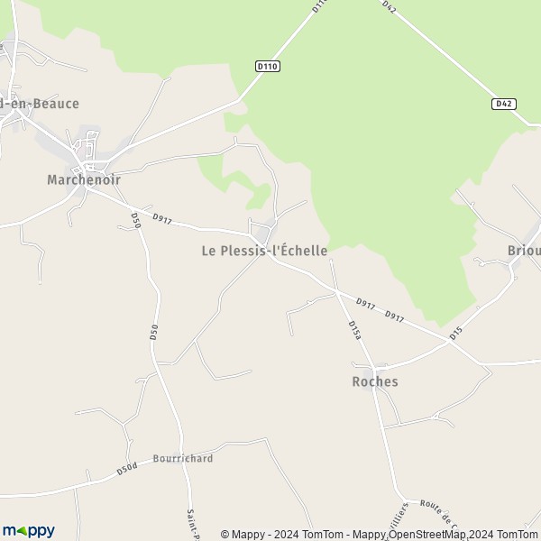 La carte pour la ville de Le Plessis-l'Échelle 41370