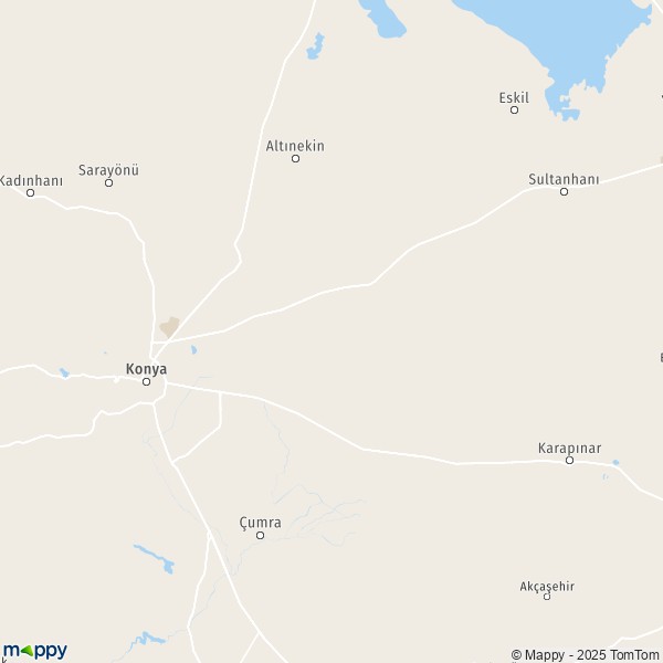 La carte pour la ville de Karatay 42020-42400