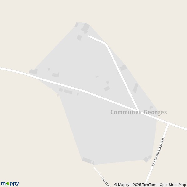 Carte Communes Georges, 42300 Mably