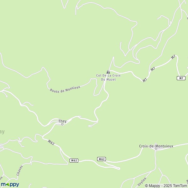 Carte Le Carré, 42800 Sainte-Croix-en-Jarez
