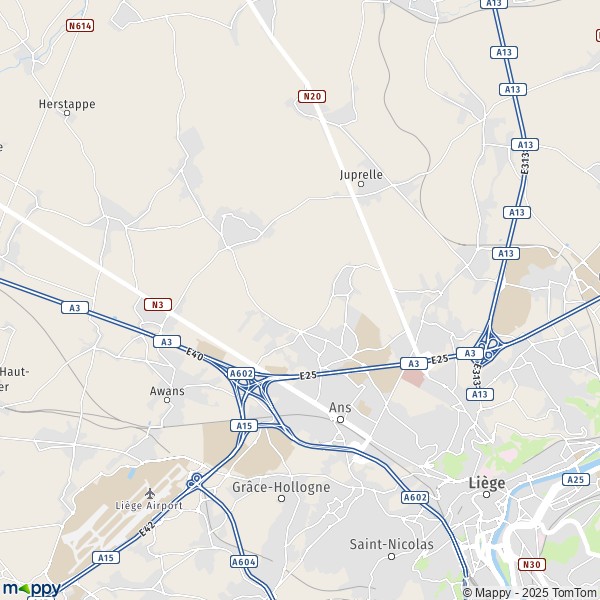 La carte pour la ville de 4340-4432 Ans