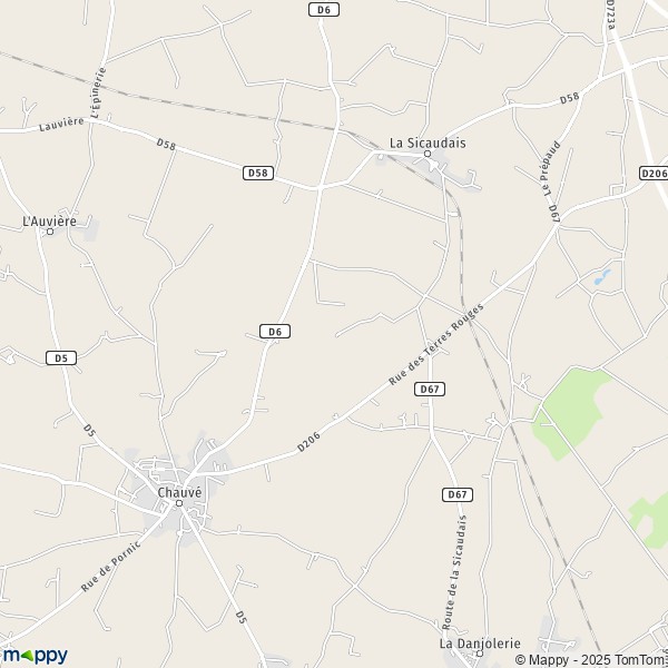 Carte Sainte-Anne, 44320 Chaumes-en-Retz