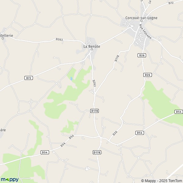 Carte La Noue, 44650 Legé