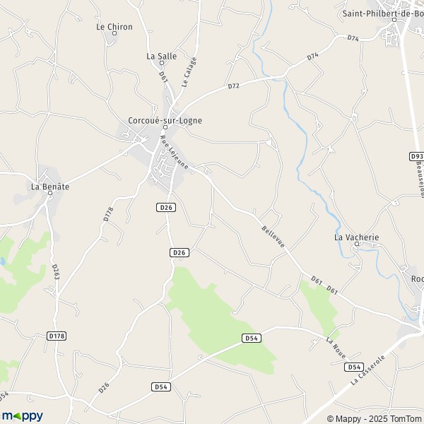 Carte Le Marchais, 44650 Corcoué-sur-Logne
