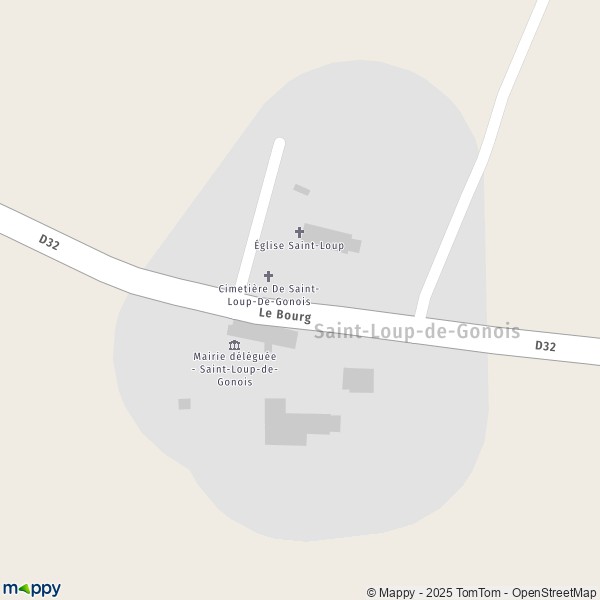Carte Saint-Loup-de-Gonois, 45210 La Selle-sur-le-Bied