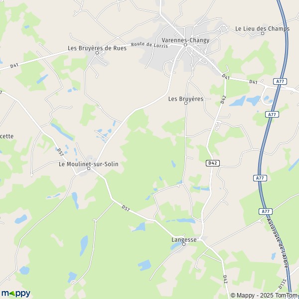 Carte Le Bois d'Orléans, 45290 Le Moulinet-sur-Solin