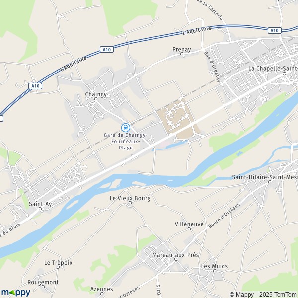 Carte Le Bézy, 45380 Chaingy