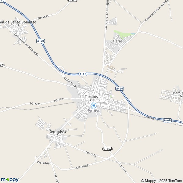 La carte pour la ville de 45500 Torrijos