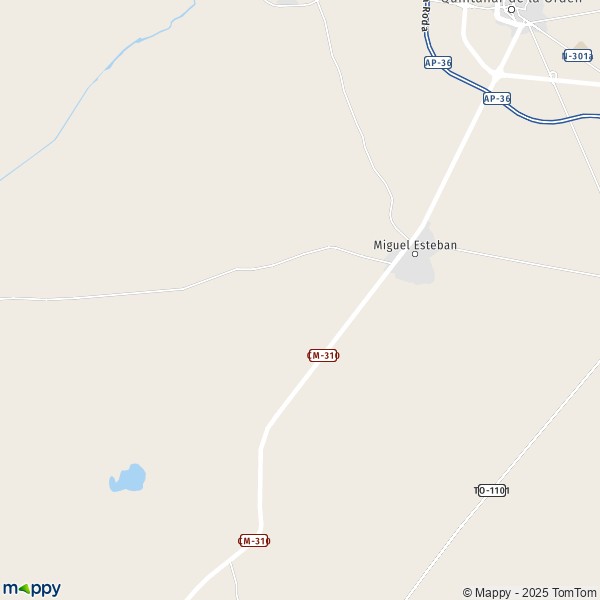 La carte pour la ville de 45830 Miguel Esteban