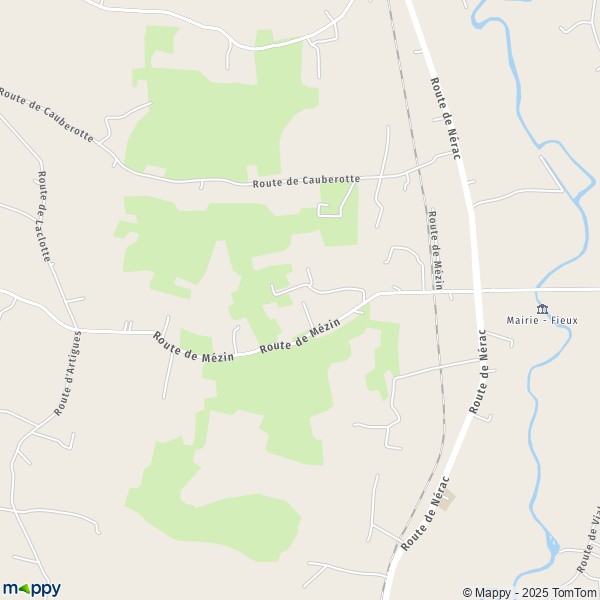 Carte Figuès, 47600 Moncrabeau
