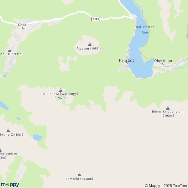 La carte pour la ville de Hallstatt 4823-4831