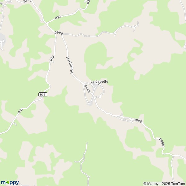 Carte Toutes Aures, 48500 La Canourgue