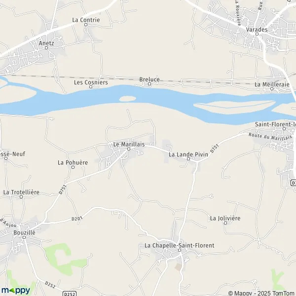 Plan maugessurloire carte de maugessurloire (49110) et infos pratiques