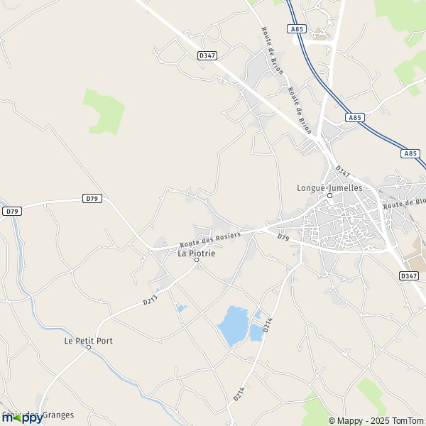 Carte Les Peux, 49160 Longué-Jumelles