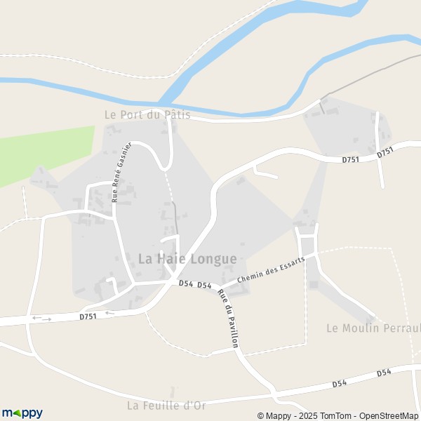 Carte La Haie Longue, 49190 Val-du-Layon