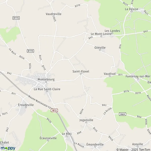 Plan saintfloxel carte de saintfloxel (50310) et infos pratiques