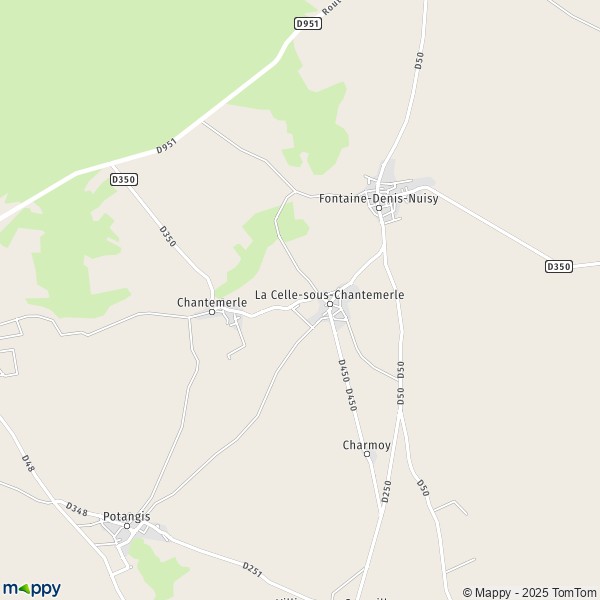 Carte La Rue du Clos, 51260 La Celle-sous-Chantemerle