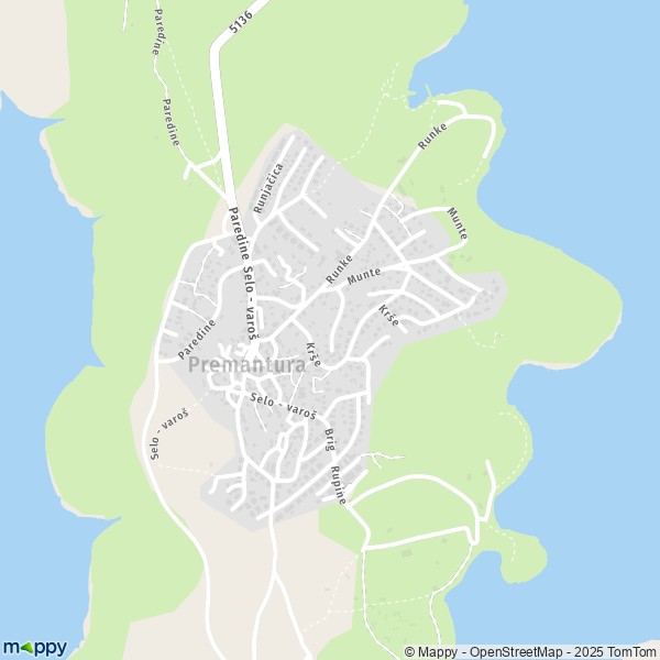 Carte Premantura, 52100 Medulin
