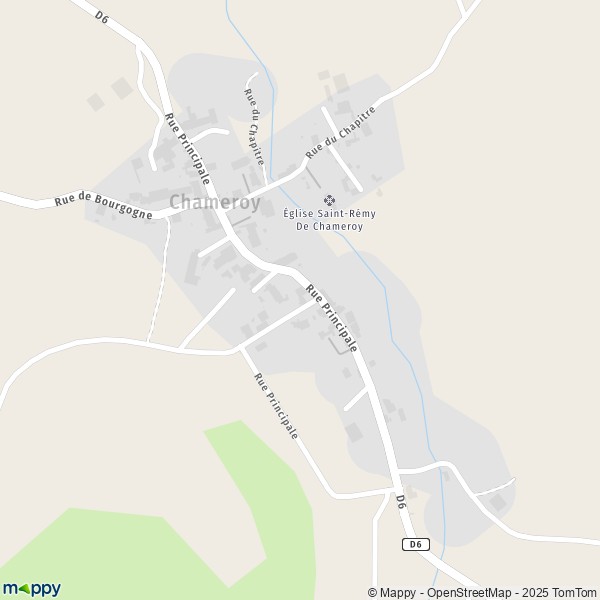 Carte Chameroy, 52210 Rochetaillée