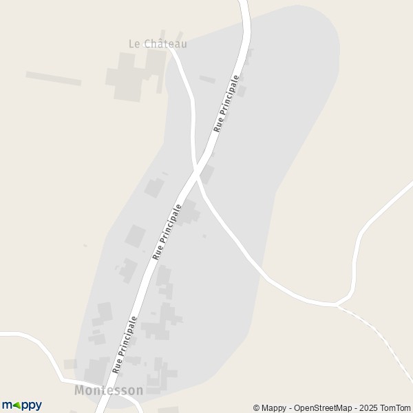 Carte Montesson, 52500 Pierremont-sur-Amance