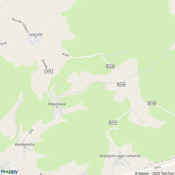 Plan Orquevaux carte de Orquevaux (52700) et infos pratiques